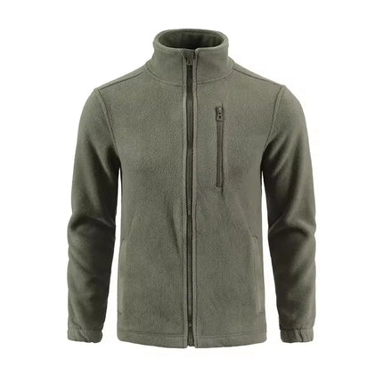 Outdoor Camouflage Fleece Jacket Double-Sided Shake Fleece Cardigan Tactical Jacket Warm Mountaineering Suit