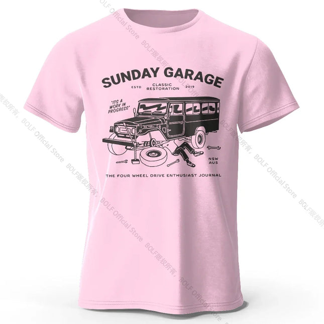 Retro Sketch Car T-Shirt 100% Premium Cotton Slim Fit Hand Drawn Classic Auto Tee for Men and Teens Motorhead Fashion