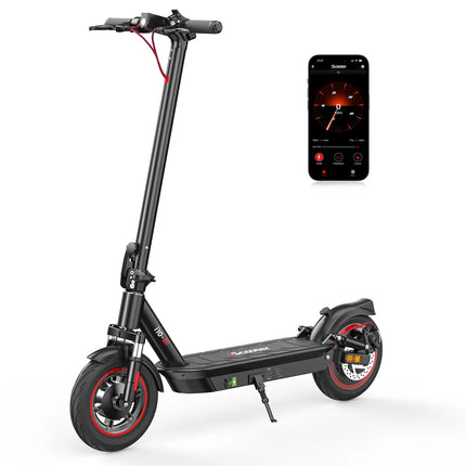 ISCOOTER I10 Adult Electric Scooter 650W Motor E-Scooter 42V15AH Battery Electric Scooter 10 Inch Road Tire Electric Scooter