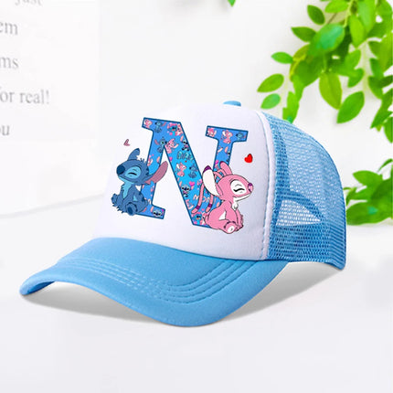 Disney Stitch Parent-child Baseball Cap Anime Cartoon Fashion Peaked Cap Men Women Kids Summer Sunscreen Shading Hat mesh Hats