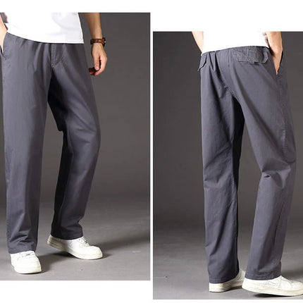 Men's Cargo Pants Summer Spring Cotton Work Wear New In Large Size 6XL Casual Climbing Joggers Sweatpants Hombre Autumn Trousers