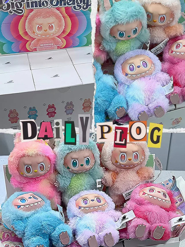 LABUBU Generation 3 Blind Bag Vinyl Face Plushie with Stand Kawaii Anime Decor for Fans Collectors Display