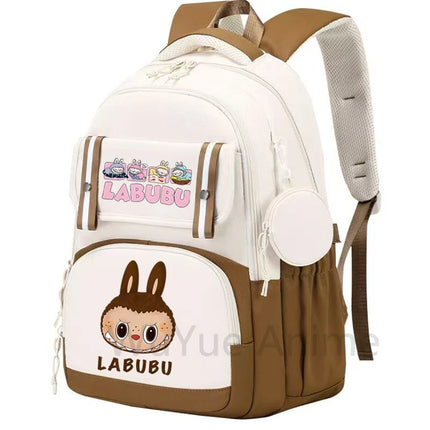 Cute Printed Backpack Teenager Student Girl Boy Knapsack Large Capacity Waterproof Casual Bag Coin Purse Women Laptop Travel Bag