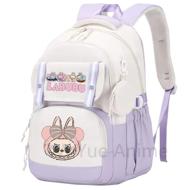 Cute Printed Backpack Teenager Student Shcoolbag Bookbag Knapsack Girl with Coin Purse Casual Bag Men Women Laptop Bag Mochila
