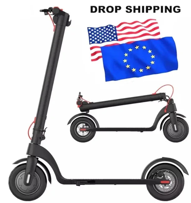 HX X7  Foldable Electric Scooter 10 Inch Tire Adult EScooter 36V 5AH Electric Kick Scooter Max Speed 25KM/H E Scooter