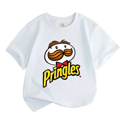 Letter Children 100% Cotton T-Shirt Combination Tee Shirts Cartoons Kawaii Kid Casual Clothes Girl Boy Harajuku Tops