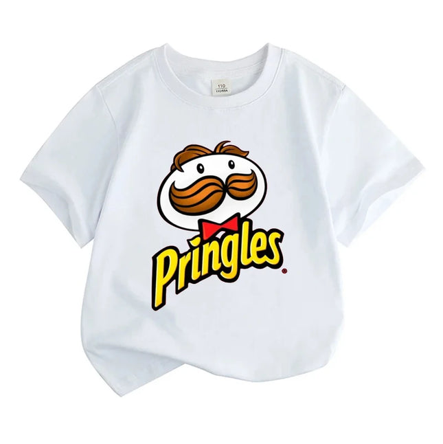 Letter Children 100% Cotton T-Shirt Combination Tee Shirts Cartoons Kawaii Kid Casual Clothes Girl Boy Harajuku Tops