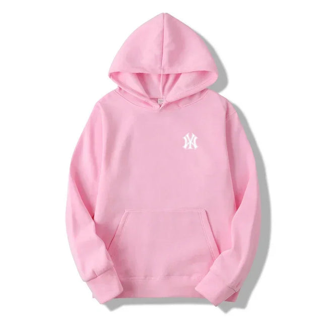 Men's and Women's Casual Fashion Trend Fleece Hooded Hoodies Spring Fall Outdoor Sweatshirt Popular Font Print Pullovers Coat