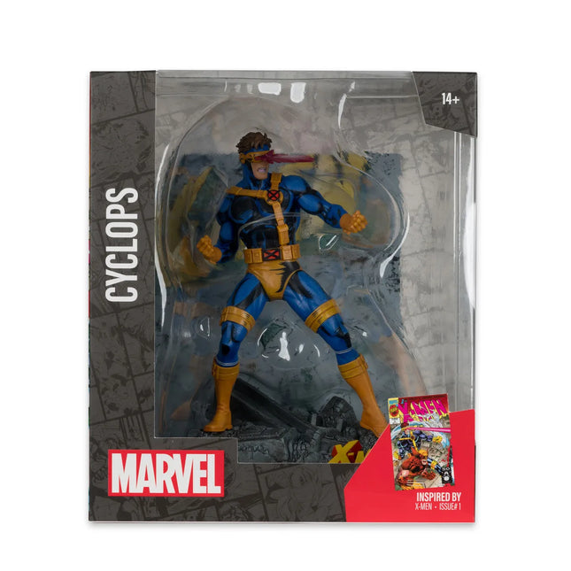 McFarlane Toys Marvel Spider-Man/Cyclops/Daredevil/Storm/Captain America 1:10th Scale Posed Figures w/Scenes Figure Model