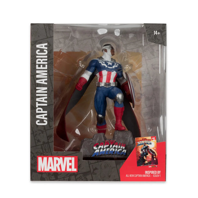 McFarlane Toys Marvel Spider-Man/Cyclops/Daredevil/Storm/Captain America 1:10th Scale Posed Figures w/Scenes Figure Model
