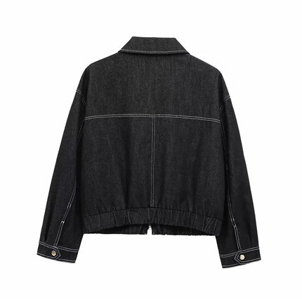 Denim Long Pants Sets Women 2 Pieces 2025 New Fashion Denim Jacket Coat Women Suit Casual Set Womens Outfits