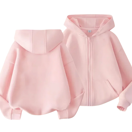 Cute Sanrio Zipper Hoodie 2 to 12 Year Girl Sweatshirt Autumn and Winter Long Sleeve Harajuku Jumper Series Sewing Casual Hoodie