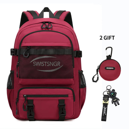 New Airplane Travel School Bag Large Fashion Waterproof backpacks for Children Students Casual Laptop Backpack Girl Male Mochila