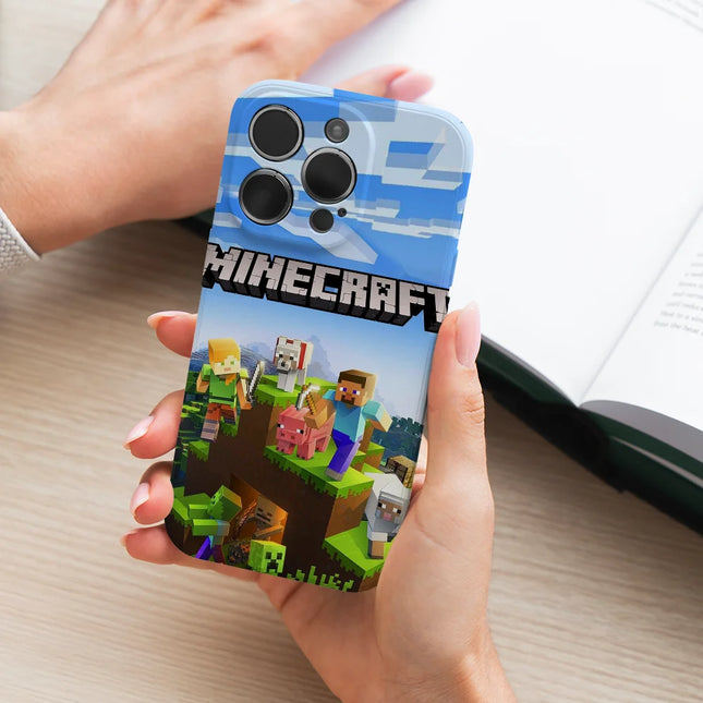 Game Film Tough Phone Cases For iPhone 16 15 14 13 12 11 X XR XS 7 8 Plus Pro Max iPhone13 iPhone15 Mini ProMax S-minecrafts-T