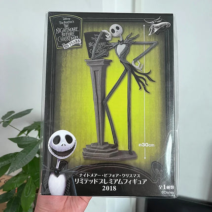 The Nightmare Before Christmas Jack Skellington Action Figure 12 Face Jack Jack Chair Special Version Model Toy Hallowen Present