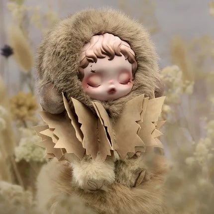 2025 Original Skullpanda Light Weaving Garden Series SP Vinyl Face Plush pendent doll blind box Mystery Box Collection Toys Gift