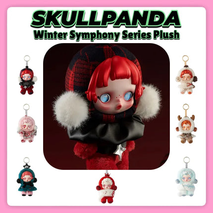 New Genuine Skullpanda Winter Music Series Pendant Sp Doll Blind Box Desktop Ornament Christmas Peripheral Exquisite Gift