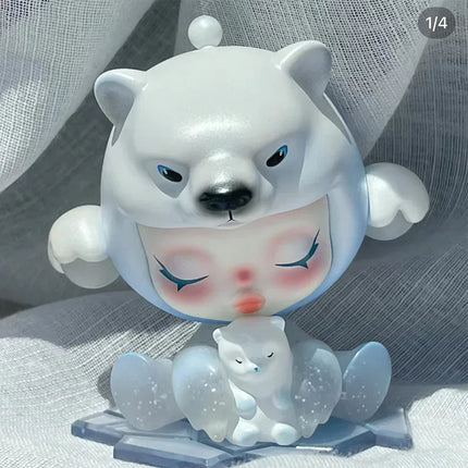 Genuine Spot Skullpanda Dream-Eating Animals Series Blind Box Hand Puppet Toy Model Collection Sp V7 Desktop Ornaments Gift