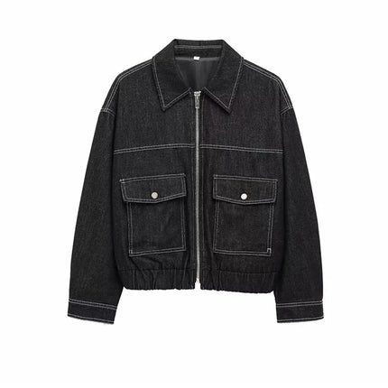 Denim Long Pants Sets Women 2 Pieces 2025 New Fashion Denim Jacket Coat Women Suit Casual Set Womens Outfits