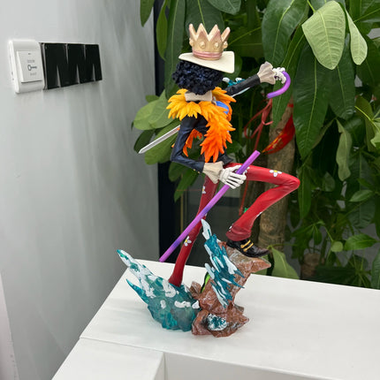 ONE PIECE Figures Brook King of Souls Musician Action Figure Two Years Later Meteor Burukku Anime Figurine Pvc Model Statue Toy