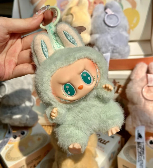 Genuine 2nd Generation Series Vinyl Pendant Doll Model Toys Cute The Monster Keychain Toy Christmas Gift