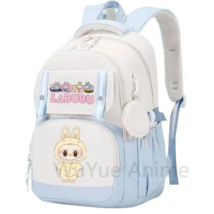 Cute Printed Backpack Teenager Student Girl Boy Knapsack Large Capacity Waterproof Casual Bag Coin Purse Women Laptop Travel Bag