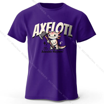 100% Cotton Playful Cartoon Animals Tee - Hand-drawn Adorable Creatures Design with Ultra Soft Fabric for Daily Casual