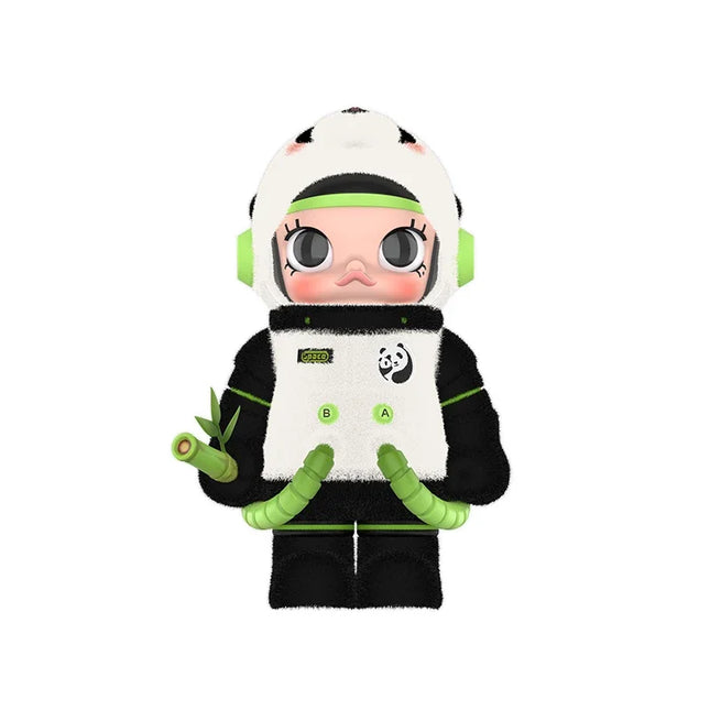 Original Mega Space Molly 400% Panda Anime Figure Fashion Cute Doll Action Figurine Home Collection Decoration Kid Birthday Gift