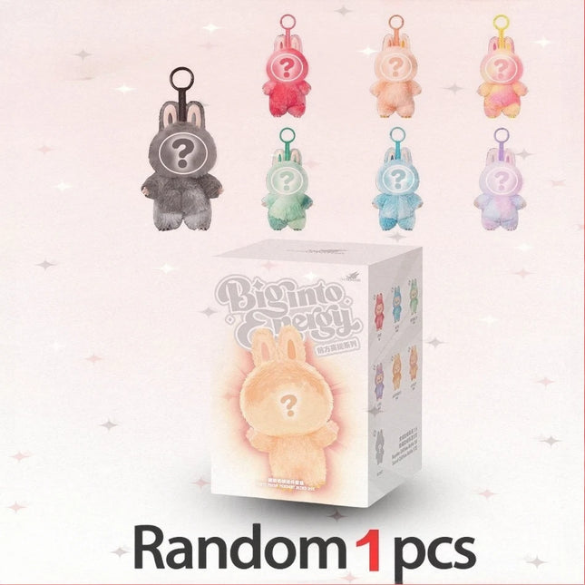Kwaii Figure For Bubu V3 The Monster Blind Box Big Into Energey And Macaron Vinyl Face Base Serie Monster Keychain Surprise Gift
