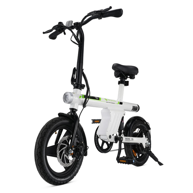 isinwheel  U1 adult electric bike 250W motor 36V 7.8Ah battery city commuter electric bike 14 inch tire city electric bike