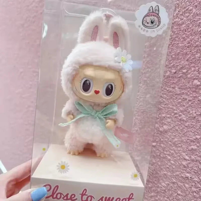 Labubu Mokoko Sweetheart Doll Pendant  Kawaii Creative Ornament Christmas Gift Children Toys Labubu Replica Mystery Box