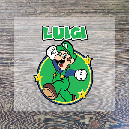 Super Mario Heat Transfer Stickers Cartoon Cute Iron on Patch Decals Clothes Sticker T-shirts Hoodie Clothing Hats DIY Applique