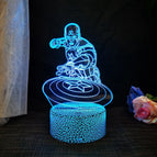 7 colors no remote / Black Crackle Base
