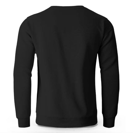 Wolf Darkness Printed Pure Cotton Sweatshirts Oversized Classic Graphic Pullovers for Men Women Tops