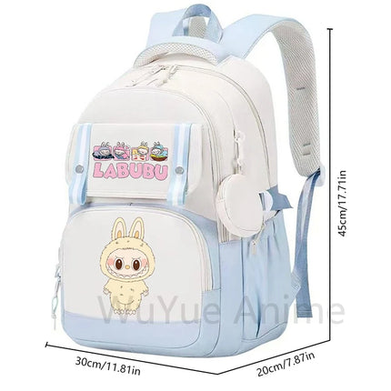 Cute Printed Backpack Teenager Student Girl Boy Knapsack Large Capacity Waterproof Casual Bag Coin Purse Women Laptop Travel Bag