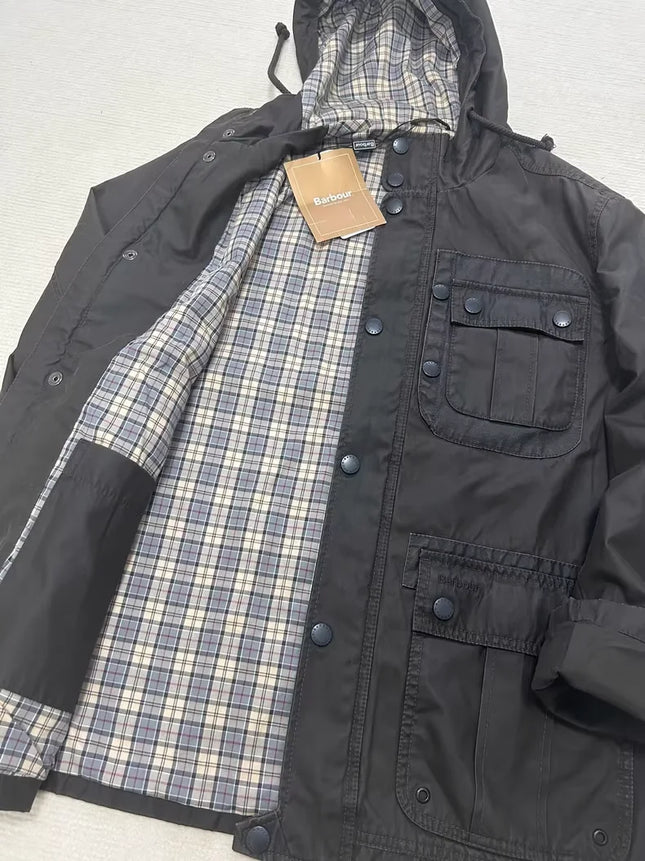 Barbour Autumn And Winter Coated Jacket
