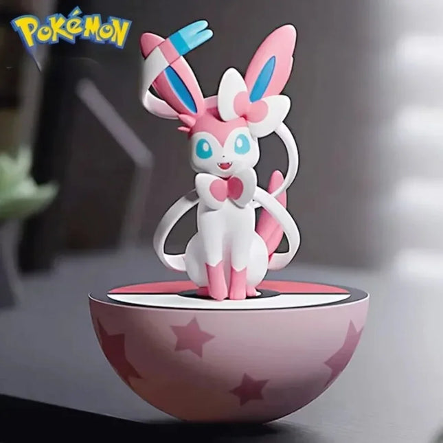 New Pokémon Pikachu Geng Ghost Eevee Figure Model Tumbler Anime Character Ornament Toys Boys Girls Gifts