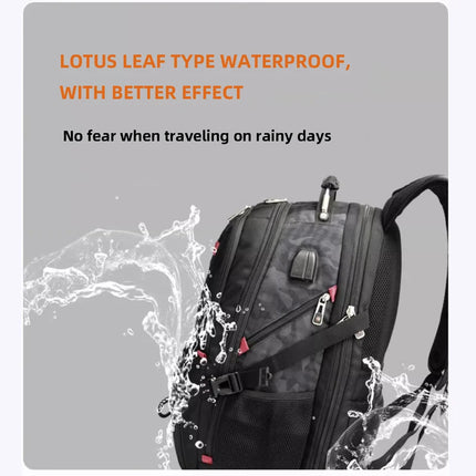 Waterproof Large Capacity Travel Backpacks for Men Anti Theft 20 Inch Laptop Backpack 17 Inch USB Charging School Bag Mochila