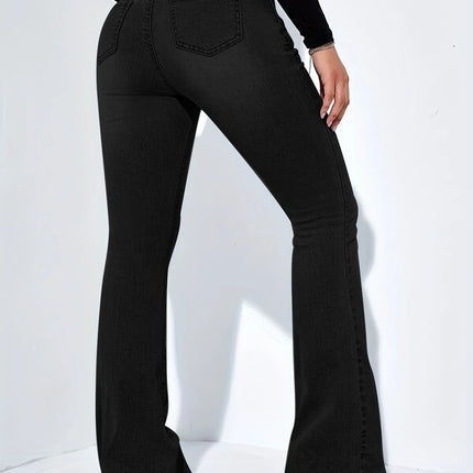 Women's new micro-La jeans high waist stretch comfortable all-match