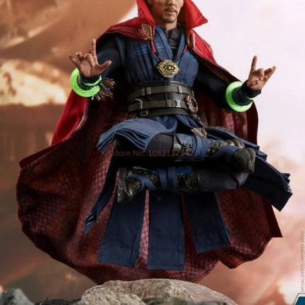 Original Hot Toys Doctor Strange Actin Figure 1/6 The Avengers Dr. Strange Figurine Ht MMS484 Bc Doctor Stranges Collection Toys