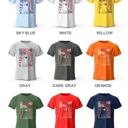 Men's Rabbit Printed T-Shirt 100% Organic Cotton Relaxed Fit Hand Painted Design Tee for Adults Quirky Fashion