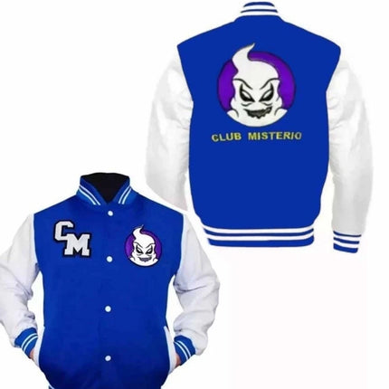 2025 CLUB MISTERIO Men's Women's Baseball Jacket – Popular Spanish Podcast Edition Hip Hop Streetwear Spring Trendy Men Jackets
