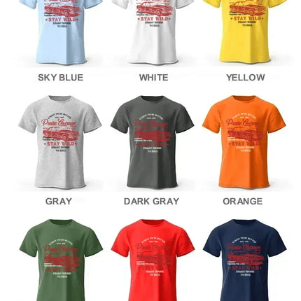 Men's Old Car Printed T-Shirt 100% Cotton Oversized Vintage Old School Graphic Tees for Men Women Summer Tops