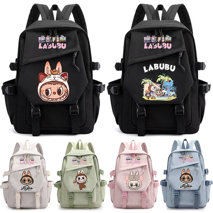 Cartoon Printed Backpack Lightweight Bookbag Student Children Waterproof Schoolbag Large Capacity Bagpack Women Travel Bag Gift