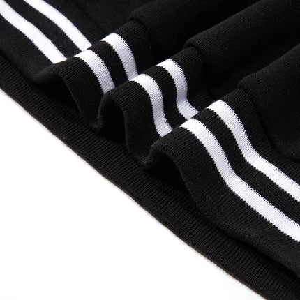 Black White Jacket Coats 5XL Loose Oversized Clothes Casual Men Women Baseball Clothes Couple Street Coat Warm Fleece Jackets