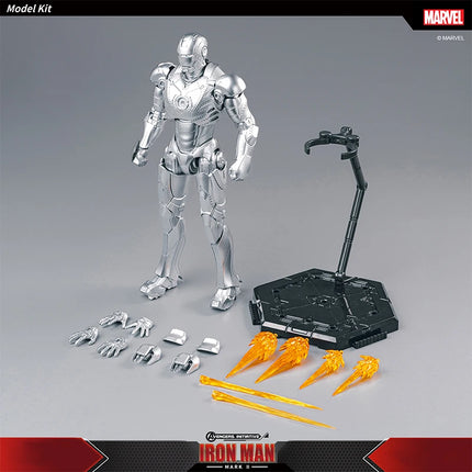 Fondjoy Marvel IronMan MK2 Fondjoy Assemble Toy Iron Man Model 15cm ABS Material 1/12 Scale Action Figures Toy Boy Birthday Gift