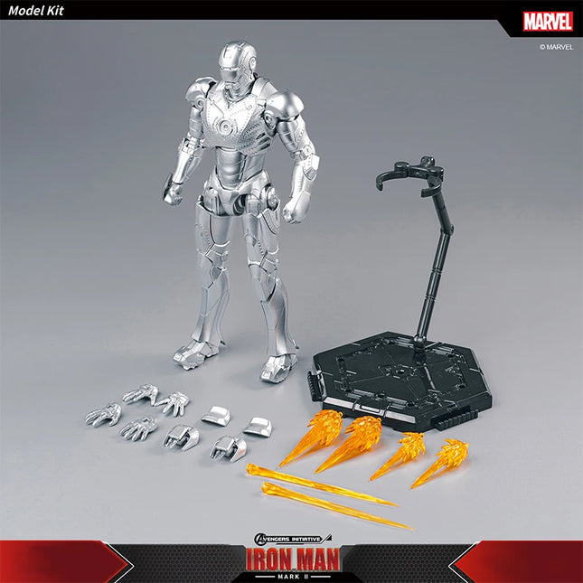 Fondjoy Marvel IronMan MK2 Fondjoy Assemble Toy Iron Man Model 15cm ABS Material 1/12 Scale Action Figures Toy Boy Birthday Gift