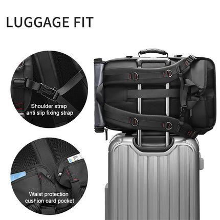Waterproof Travel Backpack Men 60L Outdoors Mountaineering Bag Laptop Backpacks Business Backpack with Separate Shoe Bag Mochila