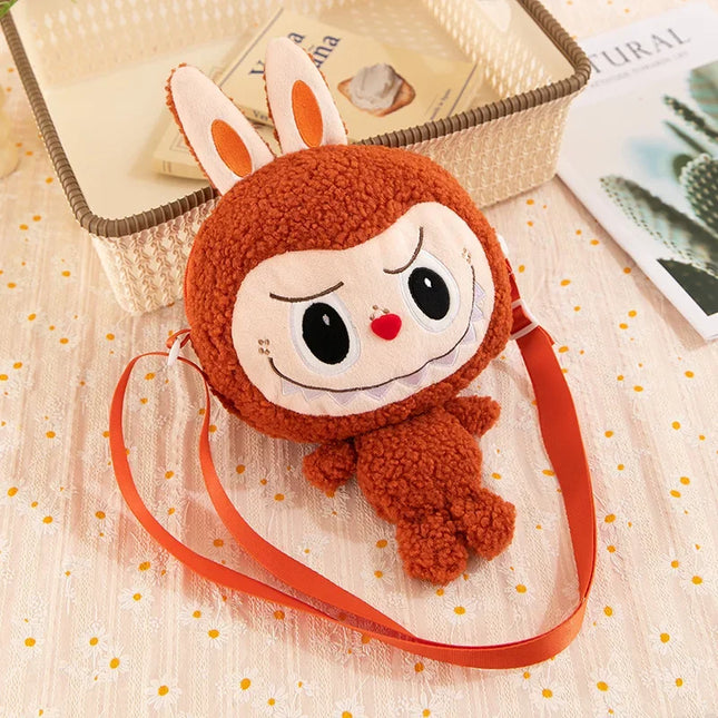 2025 New Cartoon bag Cute Plush Bunny Avatar Crossbody Creative Cartoon Shoulder Hand Fashion Bag Coin Purse Plush Bag