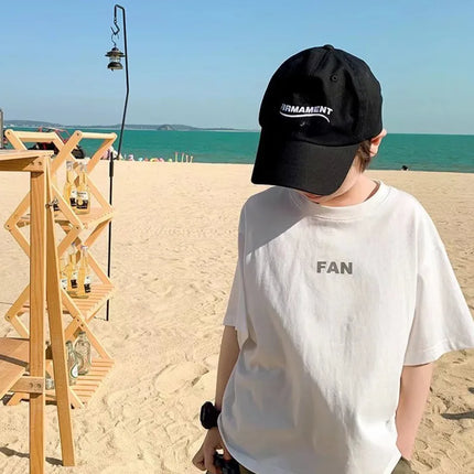Boys And Girls Short-sleeved Bottoming Shirts Spring And Summer Middle-aged Children's T-shirt Children's Clothing